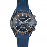 BOSS Runner Sinine Silikoon Meeste Kvartsikell 1514142 sinine