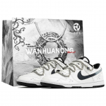 Nike Dunk Wan Hua Nong, Bai Ze, Ostukott Kulumiskindel Madal Ketsid Unisex Valge Hall DD1391-100(Team113-BOX) 42.5