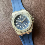 Royal Oak A-P Meeste Automaatne Mehaaniline Kell 15720 Seeria Kalendri ja Helendava Silikoonist Suure Kettaga