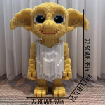 3105-osaline Dobby ehitusklotsi loominguline kaunistus ruumikaunistus s&uuml;nnip&auml;eva-/Halloweeni-/Valentinip&auml;eva-/j&otilde;ululaua p&uuml;hadekingitus, ei vaja voolu