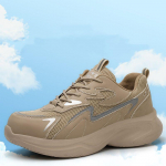 meeste moes hingavad terasest varbakaitsega t&ouml;&ouml;ohutusjalatsid disainerisolatsiooniga tossud t&ouml;&ouml;mehe turvajalatsid turvajalatsid 225 kaamel