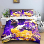 Moodne korvpallit&auml;ht A-LeBron J-James Tr&uuml;kitud Voodipesukomplekt Pehme Tekikott Soe Tekk Voodi Noored Lapsed T&uuml;drukud Noored Poisid S&uuml;nnip&auml;evakingitus 140*200cm Double