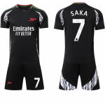 2024-25 Arsenal Must V&otilde;&otilde;rsiluss&auml;rk #7 Saka #9 Jesus #8 Odegaard Jalgpallis&auml;rgid M