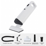 Lemmikloomade puhastustarvikud Kaasaskantav elektriline tolmuimeja Kassikarvade puhastamine Koerte juuksehari Vaibade ebeme osakeste puhastus wireless valge