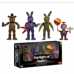 Laos FNAF-i karu kesk&ouml;ine haareem viis &ouml;&ouml;d Bonnie/Freddy/Chica/Foxy tegevuskuju mudel m&auml;nguasjad S&uuml;nnip&auml;ev Lastekingitused
