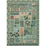 Vaip elutuppa Lilleline Botaaniline Pestav Magamistuba Voodi k&otilde;rval Vaip Pehme Libisemiskindel Kohvilaua P&otilde;randamatt Kodu Kaunistus Tapis 60x90cm gray