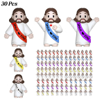 30-200 tk V&auml;ikesed Jeesuse kujukesed Jeesus armastab sind Kujukesed Imik-Jeesuse kujuke Mini-Jeesus Hulgim&uuml;&uuml;k M&otilde;eldud usulisteks kingitusteks Lihav&otilde;ttemunade t&auml;idised Multicolor