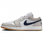 Jordan 1 Low Midnight Navy Neutral Grey 553558-146 45.5