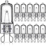 G9 halogeenlamp 60W, 230V, 10 tk 28W