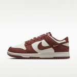 Nike Dunk Low Punane Sepia Kuldne Mini Swoosh (Naiste omad) 38.5