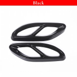 Mercedes-Benz A, B, C, E, GLA, GLC, GLE, GLS, CLS, Klassi jaoks, roostevaba teras, tagumine auto summuti, toru, kate, tihend, ots, kurguosa must