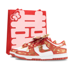 Nike Dunk Low top Rula kingad Unisex Valge Punane Kuldne DD1873-116(Team445-) 39 gray