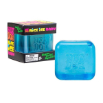 Schylling Needoh Nice Cube - Stressileevendav pehme m&auml;nguasi, sensoorne m&auml;nguasi, kuubikust pigistatav pall, ventileerimism&auml;nguasi, kingitus, punane lilla sinine, Sn Kids blue