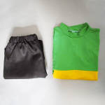 Legendaarne Undertale Frisk & Chara Naiste Cosplay Kost&uuml;&uuml;mi Komplekt XL