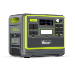 Kaasaskantav elektrijaam FOSSiBOT F2400 | LiFePO4 aku 2048Wh, 2400W (4800W Pilt), 3 vahelduvvoolu v&auml;ljundit, RV/Kodu/Reis/H&auml;daolukord must