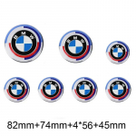 7 tk Autokatte Esiosa Tagumine Pagasiruumi Embleem M&auml;rk BMW 50. Aastap&auml;eva V&auml;ljaandele E36 E46 E53 E90 E60 E93 E87 G01 G20 X3 X5 F30 F20