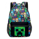 (13) Minecraft Koolikott Kahepoolne Seljakott Lastekingitus 1