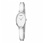 CALVIN KLEIN / Temptation Series Kell Kvartsliikumine Roostevabast terasest rihm 30mm Valge sihver naisterahva kell &ldquo;Metallic White&rdquo; K4E2N116 kvarts