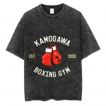 Jaapani Anime &Uuml;lem&otilde;&otilde;dulised S&auml;rgid Pesus Puuvillased Meeste Poks Vintage Streetwear Harajuku L&uuml;hikeste Varrukatega T-s&auml;rk Lahtised Puuvillased Topid S
