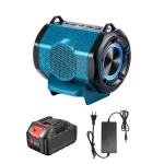 Bluetooth-k&otilde;lar Makita 18v LXT akule, 30W juhtmevaba v&auml;ike k&otilde;lar ehitusplatsidele, koju ja peole (Aku ei ole kaasas & Kaasasolev aku) Includes one battery and a charger