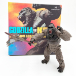 SHM 2024 Godzilla film Rise Of Empires Scar King VS King Kong PVC tegevuskuju Lastele 20CM Laste kingitus black