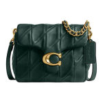 COACH Tabby Lambanahast Crossbody kott, &Otilde;lakott V&auml;ike Naistele Džungliroheline Basic Set (Bag + Dustproof Bag) džungliroheline v&auml;rv