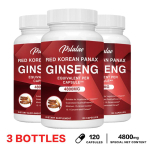 Pslalae - 4800 mg punast žen&scaron;enni - suurendab energiat ja vastupidavust 120*3
