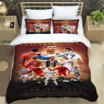 Ronaldo, Messi, Mbappe, Neymar Muster Tekikate Padjap&uuml;&uuml;ridega Mikrokiud Digitaalselt Tr&uuml;kitud Voodipesukomplekt &Uuml;heinimese Kaheinimese Suur Queen King 200x200cm