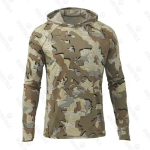 Meeste kiirkuivav kapuutsiga kalastuspluus Camo V&auml;litingimustes UPF 50 P&auml;ikesekaitse Hingav T&ouml;&ouml;pluus Telkimine Matkamine Suvi S&uuml;gis 6XL