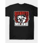 Curva Sud Milano T-s&auml;rk Meeste T-s&auml;rgid, Parim kingitus jalgpallif&auml;nnidele ja spordihuvilistele., SUUR SUURUS S must