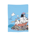 MOOMINID Kesktalvine Tekk Villane Naljakas Soe Visketekk Voodipesuks Lounge'iks Kevad S&uuml;gis 75x100cm (30x40inch) gray