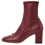 Gucci Naiste Horsebit pahkluusaabas 'Rosso Ancora' Naiste 794334 AADP3 6207 37.5 brown