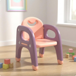 &Uuml;marate servadega tool k&otilde;verdatud seljatoega | Sisseehitatud kandek&auml;epide, stabiilsed hargnenud jalad, lasteaeda Pink Purple_Chair white