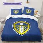 Leeds Unitedi mustriga voodipesu, Tekikomplekt Tekikate Padjap&uuml;&uuml;r Kodu S&uuml;nnip&auml;evakingitus(1 * tekikott + 2 * padjap&uuml;&uuml;ri, ilma s&uuml;damikuta) 135x200cm
