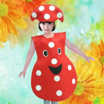 Laste Puuviljariided K&ouml;&ouml;giviljad / Lilled / Melonid Ja Puuviljad Esitusr&otilde;ivad Moeshow free size（100-135） red