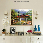 5D Teemantmaal Ristpistes Teemanttikandid Mosaiik Euroopa kodukaunistus 20X30CM