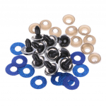 16 20 24mm 10 tk S&auml;ravad plastist nuku silmad k&auml;sit&ouml;&ouml; silmad isetegemine pl&uuml;&uuml;skaru t&auml;idisega m&auml;nguasjade jaoks 16MM
