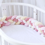 4-haruline pehme s&otilde;lme padi dekoratiivne beebi voodipesu, p&otilde;imitud v&otilde;revoodi, kokkup&otilde;rkevastane kaitseraua padi 2.2 m