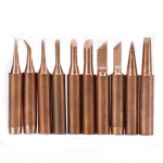 10 tk jootejaam Puhtast vasest jootekolbpea kaitse Pikaealisuse elektriline jootepea 10pcs