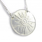 NOA [H2404] - Collier Cr&eacute;ateur 'Les Acidul&eacute;s' gris argent&eacute; double face h&otilde;be