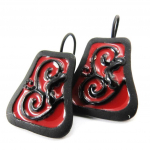 NOA [J4174] - Designer liiprid  Arabesques  punane must punane