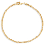 Les Tr&eacute;sors De Lily [Q4613] - Bracelet Plaqu&eacute; Or 'Chor&eacute;graphie' dor&eacute; - 19 cm 3 mm kuld
