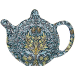 Les Tr&eacute;sors De Lily [Q9792] - Sinine roheline 'William Morris Collection' kotikesehoidja (Snakeshead) - 12x9. 8 cm sinine