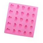 K&uuml;psetusvorm 25 tk puuvilja silikoon-&scaron;okolaadivorm DIY DIY Jelly Mousse Vorm mitmev&auml;rviline