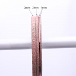 4 tk/partii Rose Gold matt s&auml;delev k&uuml;&uuml;nte triibutav teip Line liimkleebised t&ouml;&ouml;riistad 4Pcs/Lot roosa kuldne v&auml;rv