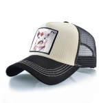 Snapbacki pesapallim&uuml;ts meestele ja naistele v&auml;listingimustes kasutatavad v&otilde;rkvisiirim&uuml;tsid Unisex Hip Hop Trucker Bone Casquette koos sea tikandiga plaastriga 56-59cm
