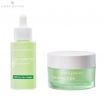 Cute Press Calmimg Cica Booster seerum 30 ml & Unimask 50 g. - Tai nahahooldus 30 ml & 50 g. roheline
