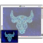 5D teemantmaal Sinine t&auml;ht t&auml;isruudukujuline Uus saabumine Teemanttikandid Ristpistes Mosaiik N&auml;put&ouml;&ouml; Kodukaunistus Full Round 20X30CM