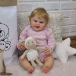 BZDOLL 55cm 3D-v&auml;rviga nahale n&auml;htavad veenid Pehme silikoonist Reborn Baby Doll M&auml;nguasi T&uuml;drukutele Elutruu 22-tolline printsess Bebe kleit &uuml;les elus kingitus 3D Skin Doll