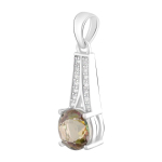 M&uuml;stilise topaasiga h&otilde;beripats 1,8ct (2123002) kirjud v&auml;rv